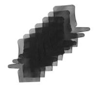 Alipis 7 Láminas de Malla de Lona Plástica Negra 35X33 CM para Bordado Punto de Cruz y Manualidades Material Flexible para Hacer Bolsos y Organizadores de Costura