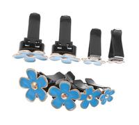 Alipis 8 Clips de Ventilación para Coche y Ambientadores Fáciles de Instalar Diseño de Margarita Accesorios Metálicos Decorativos para Aire Acondicionado