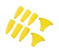 Alipis 8 Piezas Boquillas de Calafateo Reutilizables para Pistola de Calafateo Tipo Salchicha Puntas Planas para Sellado de Juntas Muros Exteriores Aplicador de Sellador Duradero y