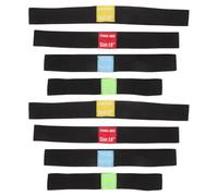 Alipis 8 piezas Cinturón Silenciador de Platillos para Batería Anillos Amortiguadores de Práctica para Platillos de Protección Auditiva y Reducción de Ruido para Ensayos Silenciosos