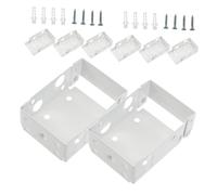 Alipis 8 Piezas Código De Instalación Persianas Soporte para Extremo De Riel Superior para Persianas Verticales y Horizontales De Reparación para