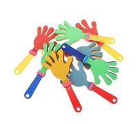 Alipis 8 piezas Palmas Plásticas Ruidosas para Animar Eventos Deportivos Fiestas Cumpleaños Accesorios Divertidos para Grupos y Celebraciones