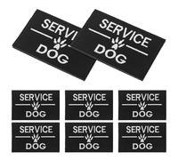 Alipis 8 Piezas Parche Bordado para Chaleco de Perros de Servicio con Cierre de Contacto Identificador de Entrenamiento para Perros de Trabajo Parche de Seguridad para Arnés Frontal