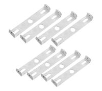 Alipis 8 Piezas Soporte de Lámpara Soporte de Montaje de Luminaria de Hierro Plata para Luz Semii-shaped para Lámpara Colgante y Pared DIY de Iluminación