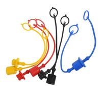 Alipis 8 piezas Tapas Hidráulicas para Conectores Rápidos Multicolor Protección Polvo Duraderas y Fáciles de Instalar para Acopladores Hidráulicos