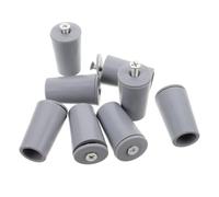 Alipis 8 Topes Compatibles Generales para Persianas Enrollables con Tornillos de Abs Minimizan el Desgaste para Persianas y Cortinas, Ideales para Oficina y Hogar