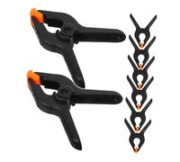 Alipis 8piezas Abrazaderas De Resorte para Pinzas De Nailon Pequeñas Abrazaderas Resistentes para De Fotografía Soportes De Pinzas De Resorte Trabajo De Mano