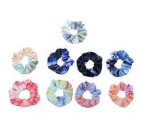 Alipis 9 piezas Unidades de Coleteros de Terciopelo con Cremallera Elásticos Suaves para Pelo Grueso y Fino Accesorios para Mujer y Niñas Sujetadores de Coleta Resistentes y Cómodos