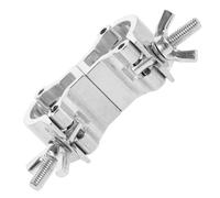 Alipis Abrazadera de Aleación de Aluminio Doble para Luz de Cabeza Móvil 18-21mm, Clip Cruzado para Armazón de Luz Dj, Accesorio de Iluminación para Escenario y Discoteca