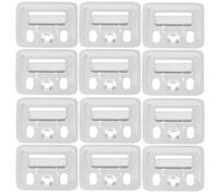 Alipis Abrazaderas para Paneles de Pared Integrados, Clips para Fijación de Muebles de Bambú y Fibra de Madera, 100 Unidades Galvanizadas 43X32 MM