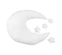 Alipis Accesorios para Fotos de Recién Nacidos de Estrella Blanca, Set para Sesión de Fotos de Luna Llena y 100 Días, Material Suave Seguro para Estudio Fotográfico de Recién Nacidos