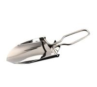 Alipis Acero Inoxidable Mini Pala de Jardín Plegable, Portátil y Práctica | Jardinería en Balcón y Jardín, Fácil de Llevar, para Sustrato y Bonsái, Color Plata