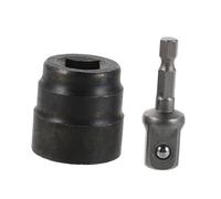 Alipis Adaptador de Llave de Gato para Remolque Herramienta Portátil para Cambio de Neumáticos con Trinquete y Mango Cruzado Compatible con Vehículos Rv y Equipo de Elevación