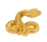 Alipis Adorno de Figura de Serpiente figurilla Decor Golden
