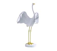 Alipis Adorno De Grúa Decorativa Hogar Mediano, Resina Delicada y Vívida, Figura Resistente, Decoración Elegante para Sala y Oficina, Adecuado para Obsequio y Decoración Navideña