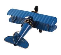 Alipis Adorno de Modelo de avión decoración en Forma de avión Modelo de avión Decorativo decoración Vintage embellecedor Auto Adorno de avión de artesanía de Metal Aviones Antiguos