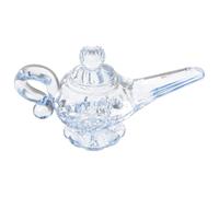 Alipis Adorno Decorativo Lámpara Aladino Grande de Acrílico Transparente para Escritorio, Diseño Vintage Elegante, Obsequio Adecuado para Cumpleaños y Decoración del Hogar