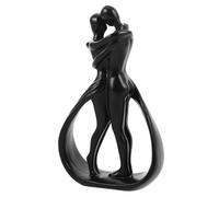 Alipis Adornos Decorativos De Pareja Estatua De Amor Figura De Pareja Romántica Abrazándose para Dormitorio Oficina Hogar Decoración Elegante