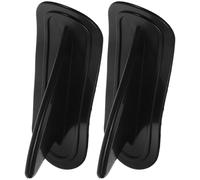 Alipis Aletas de Tiburón para Bote Inflable 2 Pcs, Material PVC Negro, Aumentan Estabilidad y Dirección, Ideales para Surf Bar y Seat Board