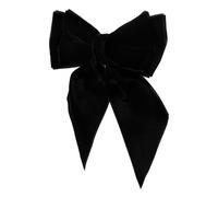 Alipis Alfiler Adecuado para Decorar Vestidos Seguro y Resistente de Lazo Negro de Terciopelo Doble Capa para Mujer en Reuniones Importantes