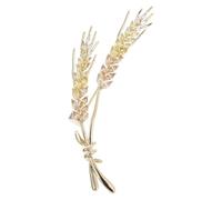 Alipis Alfiler de Mujer en Forma de Espiga Dorada de Aleación de Cobre, Elegante y Resistente para Sujetar Botones en Muchas Ocasiones y Faldas