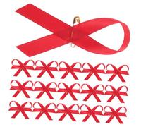 Alipis Alfileres de Lazo Rojo para Recaudación de Fondos 200 Broches de Cinta Roja Concientización Cáncer de Mama Tamaño Grande para Campañas Sociales