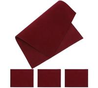 Alipis Alfombrilla Antideslizante para Joyería Diy, Tapete de Cuentas Marrón de 30x23 Cm, Ligero y Cómodo, Material de Esponja y Poliéster, Pack de 4 Piezas Adecuado para Color Aleatorio