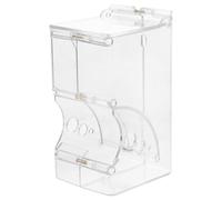 Alipis Alimentador Automático para Hámster y Jerbo de Acrílico Resistente Tornillos de Fijación, Fácil de Llenar y Limpiar, Adecuado para Jaulas de Mascotas Pequeñas