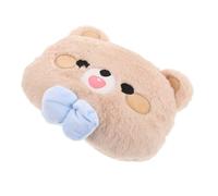 Alipis Almohada Cervical De Peluche Lazo De Oso Cojín Para Reposacabezas De Coche y Cómodo Adecuado Para Viajes Largos Diseño Versátil Almohada Decorativa Para Mujeres