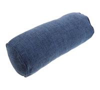 Alipis Almohada Cilíndrica de Yoga 15X15X40 CM Funda Azul Cojín de Apoyo para Cuello y Lumbar Almohada Ergonómica para Estiramientos y Fitness en Casa y Gimnasio