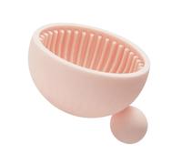 Alipis Almohadilla Limpiadora de Silicona para Brochas de Maquillaje Portátil Color Rosa 1 Unidad Plato Limpiador para Pinceles Accesorio Práctico para Limpieza Profunda Casa y