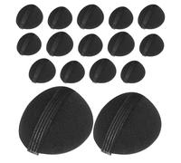 Alipis Almohadillas de esponja para volumen al cabello, 16 unidades, accesorios para recogidos de mujer, almohadillas para moño para volumen, invisibles y esponjosas, herramientas de peinado de espuma