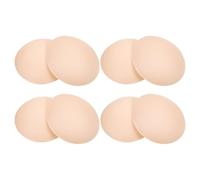 Alipis Almohadillas Extraíbles para Sujetadores Redondas de Esponja Beige, Inserto de Copas para Traje de Baño y Cubre Pezones Adhesivos Reutilizables para Fiesta Verano