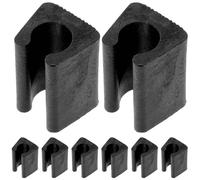 Alipis Almohadillas Plásticas en Forma de U para Patas de Sillas 14 MM 24 Piezas Protectores de Suelo Antideslizantes para Muebles Topes Tubulares para Oficina y Hogar