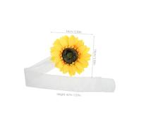 Alipis Alzapaños Decorativos para Cortinas 2 Piezas Diseño de Girasol, Sujetacortinas Ajustables Cuerda, Soporte para Cortinas de Sala y Dormitorio, Accesorios Rústicos para Decoración