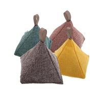 Alipis ambientador casa nueva absorbente de humedad absorbedor humedad Desodorante para habitaciones air purifier bolsa purificadora de aire bolsa de carbón de arpillera pirámide Yellow