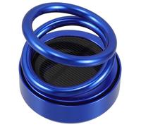 Alipis Ambientador Solar Giratorio para Coche con Anillos Gemelos Suspendidos, Aleación de Aluminio, Fácil Instalación y Decoración Interior
