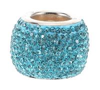 Alipis Anillo Decorativo Para Asiento De Coche Funda De Asiento De Coche Con Cuentas Almohada De Cuello De Coche Funda De Cojín De Asiento De Coche Sky-blue Pedrería