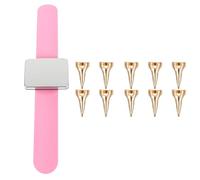 Alipis Anillo para Separar Cabello y Pulsera Portapins de Peluquería Herramienta Práctica para Selección y Peinado Salón y Uso Personal de Rosa y Accesorios para Peinados