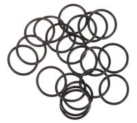 Alipis Anillos de Goma para Trompeta Pequeños 20 Piezas, Parachoques Deslizante de Corneta, Accesorios de Reparación y Práctica de Sordina, Banda de Caucho Flexible para Instrumento