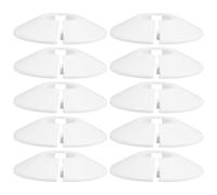 Alipis Anillos Decorativos para Tuberías 22 Mm, 10 Piezas de Plástico de Color Claro para Cubrir y Embellecer Tuberías de Baño, Bridas Estancas para Fontanería, Accesorios Prácticos