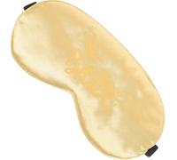 Alipis Antifaz para Novia de Seda Sintética Dorado Emblema Antifaz Cómodo para Dormir Bloqueador Total de Luz Diseño Ligero y Transpirable para Fiestas y Viajes