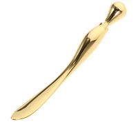 Alipis Aplicador de Crema Facial para Reducir Ojeras de Aleación de Zinc Portátil Dorado Masajeador de Ojos Herramienta Delicada y Simple para Maquillaje y Cuidado Piel