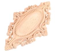 Alipis Apliques y revestimientos de Madera para Muebles con diseño Adhesivo, Estructura Resistente y Forma Ovalada, Ideales para decoración de Interiores Estilo Europeo