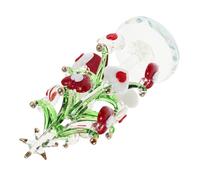 Alipis Árbol de San Valentín en Miniatura de Cristal Adornos de Corazón, Centro de Mesa Decorativo para Hogar y Boda, Adorno Romántico para Decoración de Mesa, 1 Pieza