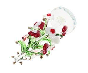 Alipis Árbol de San Valentín en Miniatura de Cristal Adornos de Corazón, Centro de Mesa Decorativo para Hogar y Boda, Adorno Romántico para Decoración de Mesa, 1 Pieza
