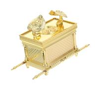 Alipis Arca De La Alianza Adornos El Arcadel Pactode Israel Arca De La Alianza Modelo Tabletas De Arca Rod Testimonio Judío Réplica Figuras Religiosas Regalo Judaica Arca De Oro