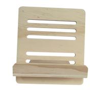 Alipis Atril y Acabado Exquisito para Recetas Diseño Simple de Música Plegable de Madera Color Caqui Ahorro de Espacio y Partituras Hogar