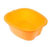 Alipis Balde para Baño de Pies con Masaje Diseño Portátil Colgante Ligero y Práctico para Pedicura Casa Relajante y Apto para Familia Color Naranja