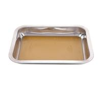 Alipis Bandeja de Disección de Acero Inoxidable con Recubrimiento de Cera, Herramienta Multifuncional para Laboratorio, Bandeja de Almacenamiento Pequeña y Resistente para Experimentos